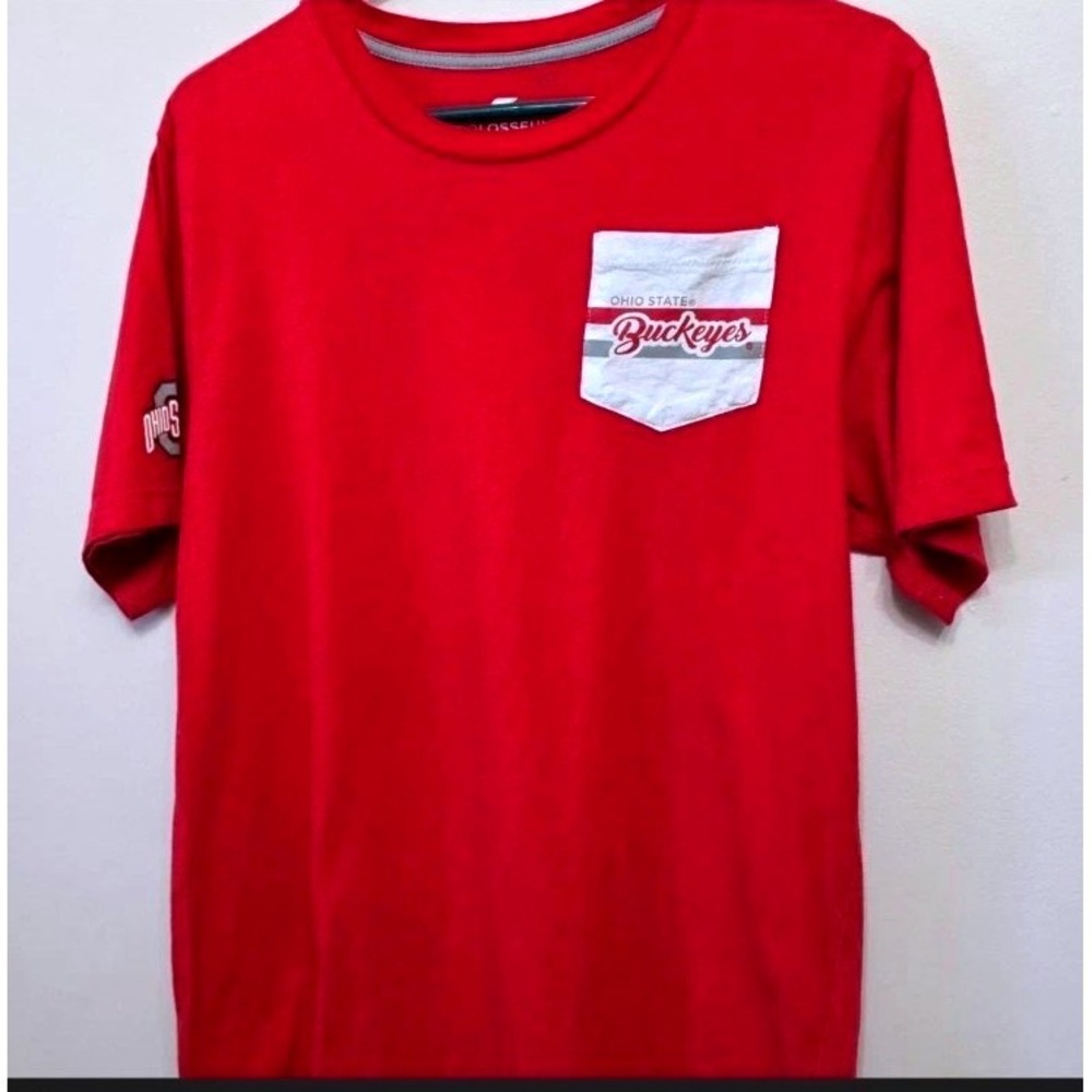 Mens COLOSSEUM brand Ohio Buckeyes Tee . Size MED B5.